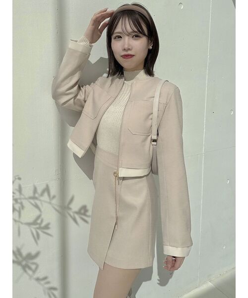 dazzlin(ダズリン)の「レディミニスカート(スカート・レディース・キャメル/その他1/オフホワイト/ベージュ・SMALL/MEDIUM)」の20枚目の写真