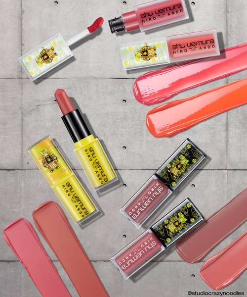 shu uemura（シュウウエムラ）の「キヌルージュ マット（シュウ ウエムラ × アンドウ・ヒロ）（口紅/リップティント/グロス・レディース・【限定】エスエフ ベージュ/【限定】アーケード ピンク・FREE）」の9枚目の写真
