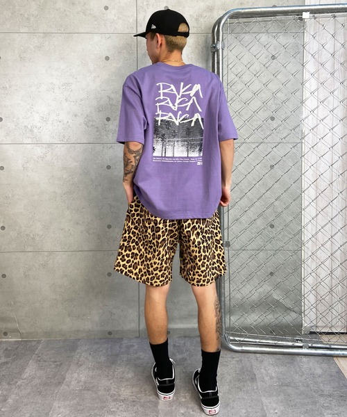 RVCA(ルーカ)の「RVCA/ルーカ 半袖Tee オーバーサイズ バックプリント ユニセックス BE04A-233(Tシャツ/カットソー・メンズ・ホワイト/パープル/ブラック・L/M/S)」の16枚目の写真
