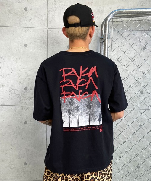 RVCA(ルーカ)の「RVCA/ルーカ 半袖Tee オーバーサイズ バックプリント ユニセックス BE04A-233(Tシャツ/カットソー・メンズ・ホワイト/パープル/ブラック・L/M/S)」の7枚目の写真