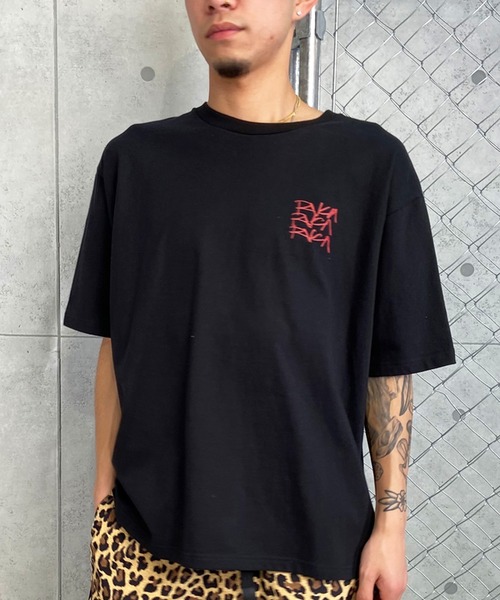 RVCA(ルーカ)の「RVCA/ルーカ 半袖Tee オーバーサイズ バックプリント ユニセックス BE04A-233(Tシャツ/カットソー・メンズ・ホワイト/パープル/ブラック・L/M/S)」の6枚目の写真
