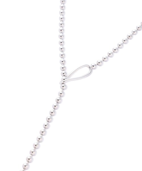 N.(N. Natural Beauty Basic)(エヌエヌナチュラルビューティーベーシック)の「ボールチェーンスライドネックレス(ネックレス・レディース・シルバー/ゴールド・FREE)」の5枚目の写真