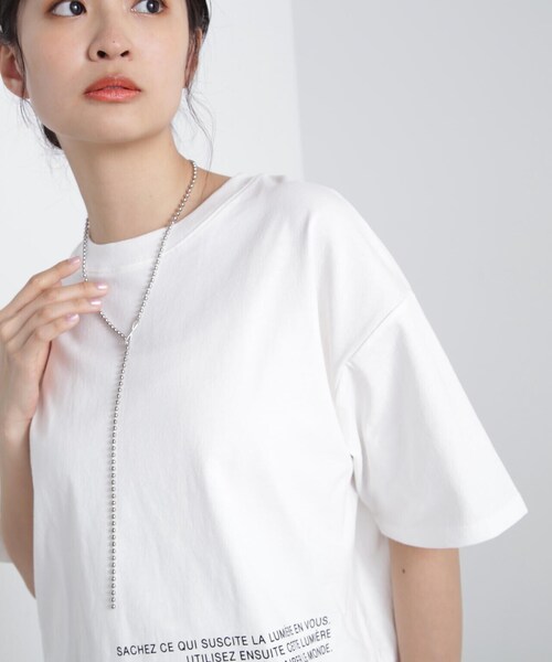 N.(N. Natural Beauty Basic)(エヌエヌナチュラルビューティーベーシック)の「ボールチェーンスライドネックレス(ネックレス・レディース・シルバー/ゴールド・FREE)」の1枚目の写真