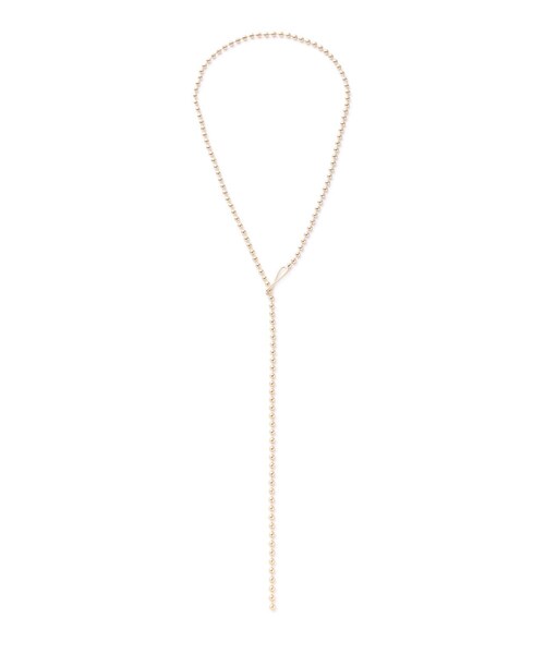 N.(N. Natural Beauty Basic)(エヌエヌナチュラルビューティーベーシック)の「ボールチェーンスライドネックレス(ネックレス・レディース・シルバー/ゴールド・FREE)」の7枚目の写真