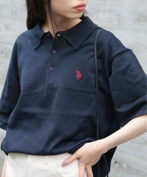 【U.S. POLO ASSN.】ニットポロシャツ PLM42400/PLM42402