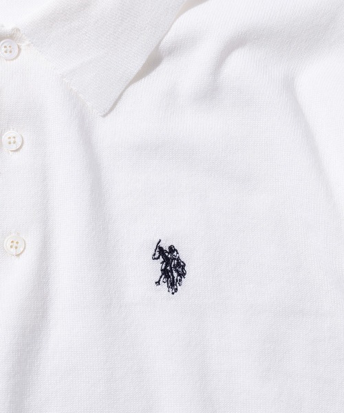U.S. POLO ASSN.(ユーエスポロアッスン)の「【U.S. POLO ASSN.】ニットポロシャツ PLM42400/PLM42402(ポロシャツ・メンズ・ネイビー/ベージュ/ホワイト/ブラック/ネイビー系2・S/M/L/LL)」の19枚目の写真