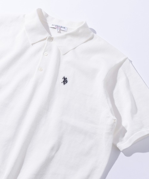 U.S. POLO ASSN.(ユーエスポロアッスン)の「【U.S. POLO ASSN.】ニットポロシャツ PLM42400/PLM42402(ポロシャツ・メンズ・ネイビー/ベージュ/ホワイト/ブラック/ネイビー系2・S/M/L/LL)」の15枚目の写真