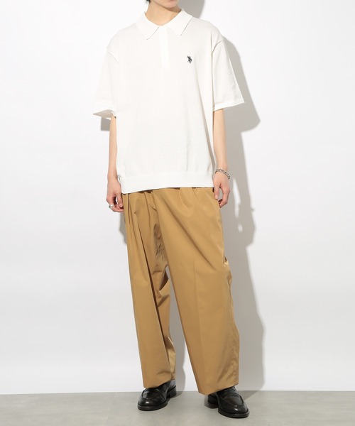 U.S. POLO ASSN.(ユーエスポロアッスン)の「【U.S. POLO ASSN.】ニットポロシャツ PLM42400/PLM42402(ポロシャツ・メンズ・ネイビー/ベージュ/ホワイト/ブラック/ネイビー系2・S/M/L/LL)」の8枚目の写真