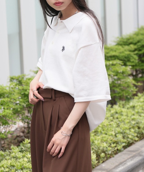 U.S. POLO ASSN.(ユーエスポロアッスン)の「【U.S. POLO ASSN.】ニットポロシャツ PLM42400/PLM42402(ポロシャツ・メンズ・ネイビー/ベージュ/ホワイト/ブラック/ネイビー系2・S/M/L/LL)」の9枚目の写真