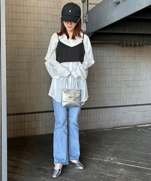 ISOOK(アイスー)の「【ISOOK / アイスー】リボンチェーンバッグ / 2wayバッグ リボンバッグ ミニバッグ ハンドバッグ ZOZOTOWN限定(ショルダーバッグ・レディース・ブラック/シルバー・FREE)」の7枚目の写真