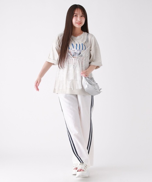 repipi armario(レピピ アルマリオ)の「RIBBONチュールキャミ(その他トップス・キッズ・ブラック/ホワイト/ピンク/ブルー・MEDIUM/LARGE)」の6枚目の写真