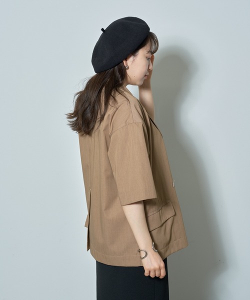 COLONY 2139（コロニートゥーワンスリーナイン）の「麻混ニットベレー（ハンチング/ベレー帽・レディース・ブラック・FREE）」の15枚目の写真