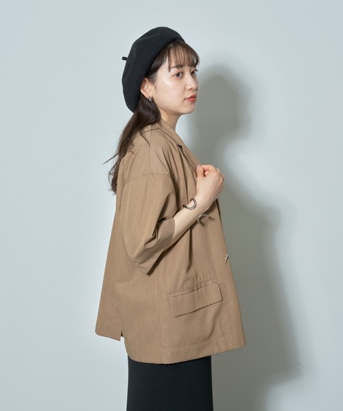 COLONY 2139（コロニートゥーワンスリーナイン）の「麻混ニットベレー（ハンチング/ベレー帽・レディース・ブラック・FREE）」の16枚目の写真