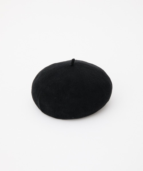COLONY 2139（コロニートゥーワンスリーナイン）の「麻混ニットベレー（ハンチング/ベレー帽・レディース・ブラック・FREE）」の8枚目の写真