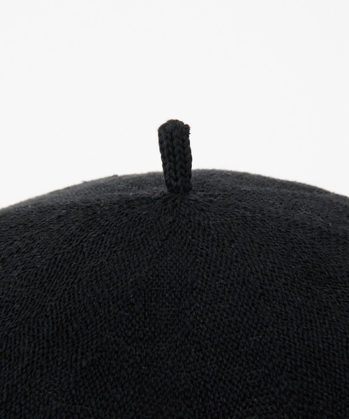 COLONY 2139（コロニートゥーワンスリーナイン）の「麻混ニットベレー（ハンチング/ベレー帽・レディース・ブラック・FREE）」の6枚目の写真