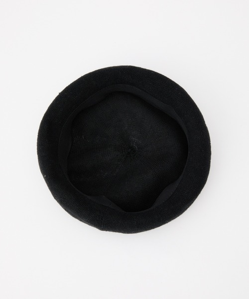 COLONY 2139（コロニートゥーワンスリーナイン）の「麻混ニットベレー（ハンチング/ベレー帽・レディース・ブラック・FREE）」の3枚目の写真