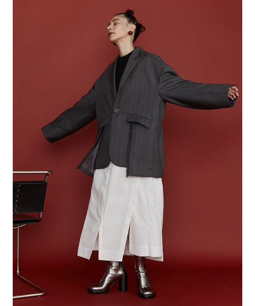*Alice + Olivia* ストライプブレザー テーラードジャケット os-fre-72719_001.jpg