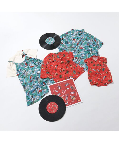 BREEZE（ブリーズ）の「【20周年】HY×BREEZE　HY総柄シャツ大人（シャツ/ブラウス・メンズ・レッド/ターコイズブルー・LARGE/MEDIUM）」の11枚目の写真