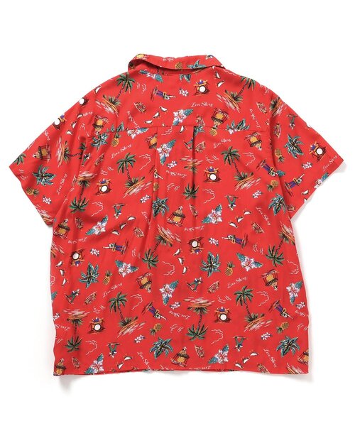 BREEZE（ブリーズ）の「【20周年】HY×BREEZE　HY総柄シャツ大人（シャツ/ブラウス・メンズ・レッド/ターコイズブルー・LARGE/MEDIUM）」の18枚目の写真