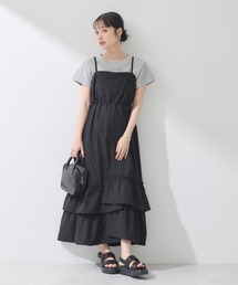earth music&ecology | ドロストティアードキャミワンピース(ワンピース)