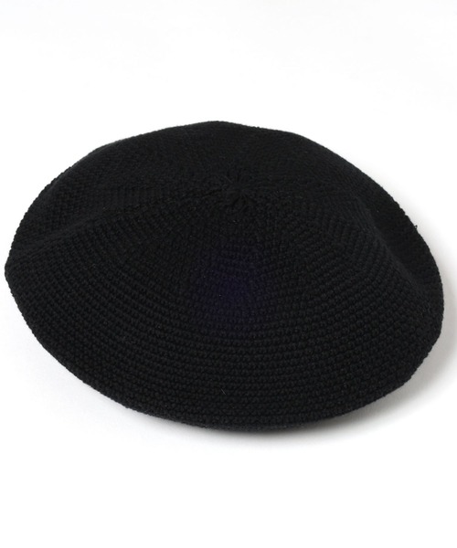 PAGEBOY(ページボーイ)の「サマーニットベレー(ニットキャップ/ビーニー・レディース・ブラック/オフホワイト・ONE SIZE)」の12枚目の写真