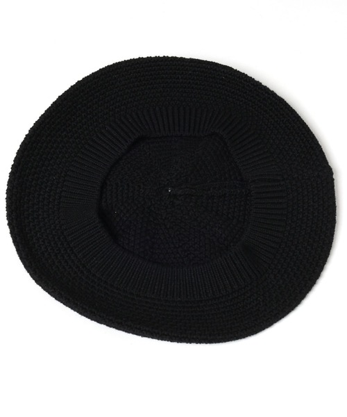 PAGEBOY(ページボーイ)の「サマーニットベレー(ニットキャップ/ビーニー・レディース・ブラック/オフホワイト・ONE SIZE)」の13枚目の写真