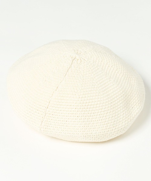 PAGEBOY(ページボーイ)の「サマーニットベレー(ニットキャップ/ビーニー・レディース・ブラック/オフホワイト・ONE SIZE)」の16枚目の写真