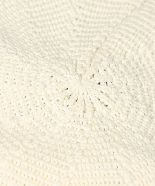 PAGEBOY(ページボーイ)の「サマーニットベレー(ニットキャップ/ビーニー・レディース・ブラック/オフホワイト・ONE SIZE)」の17枚目の写真