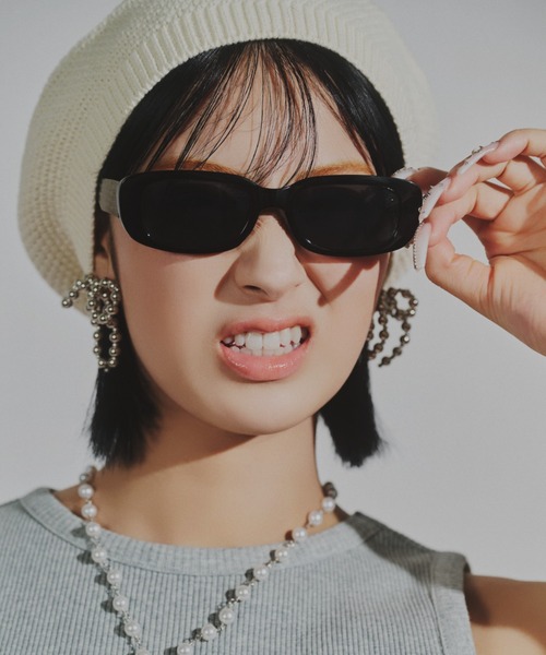 PAGEBOY(ページボーイ)の「サマーニットベレー(ニットキャップ/ビーニー・レディース・ブラック/オフホワイト・ONE SIZE)」の22枚目の写真