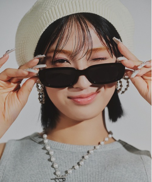 PAGEBOY(ページボーイ)の「サマーニットベレー(ニットキャップ/ビーニー・レディース・ブラック/オフホワイト・ONE SIZE)」の21枚目の写真