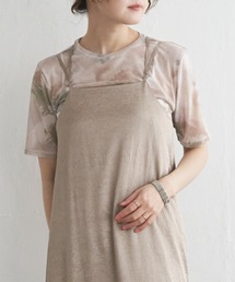 アート柄パワーメッシュTシャツ