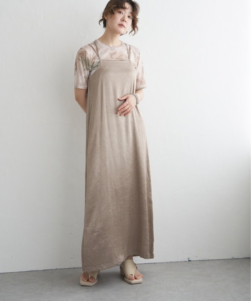 notch.(ノッチ)の「アート柄パワーメッシュTシャツ(Tシャツ/カットソー・レディース・グレー/アイボリー・M)」の14枚目の写真
