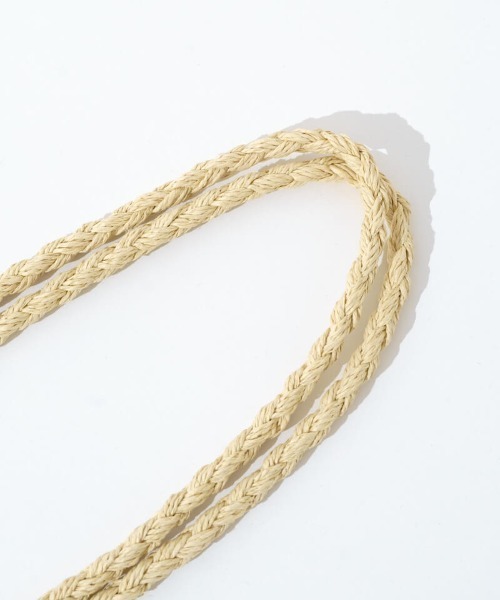 flower（フラワー）の「フラワークロシェトート（かごバッグ・レディース・ライトベージュ・FREE）」の9枚目の写真