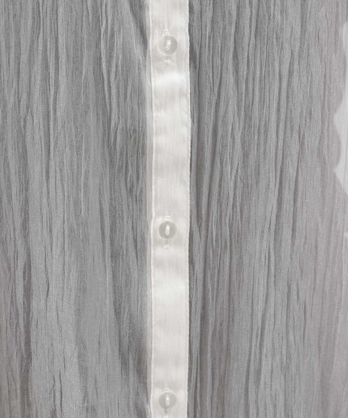 LAKOLE(ラコレ)の「袖シャーリングシアーシャツ / 129667(シャツ/ブラウス・レディース・ブラック/ブルー/オフホワイト/イエロー・SMALL/MEDIUM)」の17枚目の写真