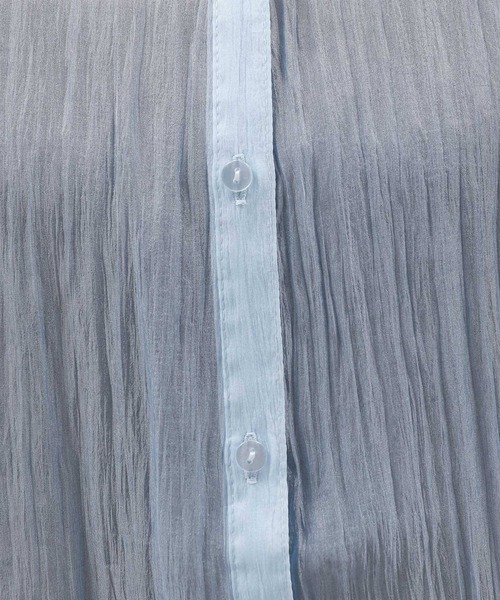 LAKOLE(ラコレ)の「袖シャーリングシアーシャツ / 129667(シャツ/ブラウス・レディース・ブラック/ブルー/オフホワイト/イエロー・SMALL/MEDIUM)」の15枚目の写真