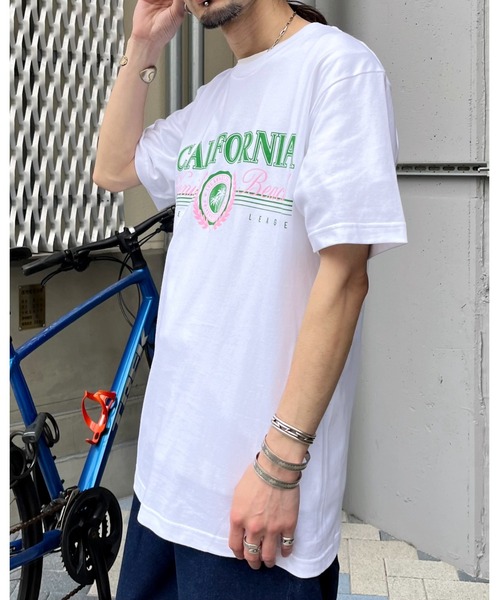 RGY(アールジーワイ)の「【RGY】CALIFORNIA Venice Beach デザインプリントTシャツ (CP)(Tシャツ/カットソー・レディース・ネイビー/ホワイト/オートミール・L/M)」の16枚目の写真