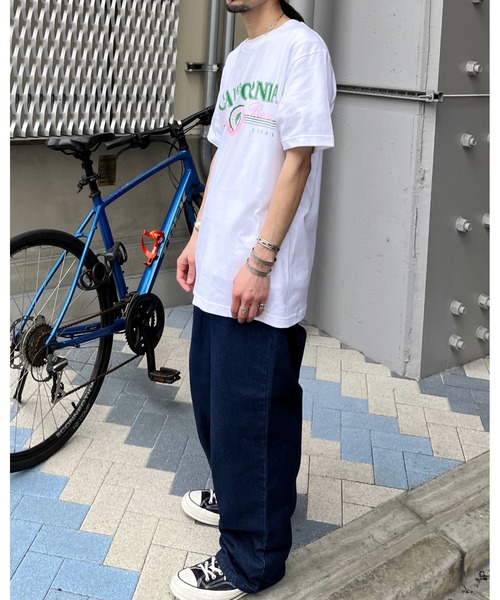 RGY(アールジーワイ)の「【RGY】CALIFORNIA Venice Beach デザインプリントTシャツ (CP)(Tシャツ/カットソー・レディース・ネイビー/ホワイト/オートミール・L/M)」の17枚目の写真