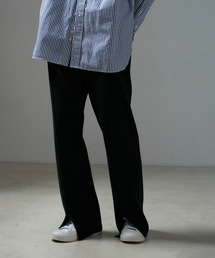 SALON adam et rope' | スウェットライクイージーニットパンツ【セットアップ対応・洗える】(その他パンツ)