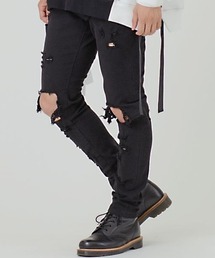 En serio TOKYO（エンソリオトーキョー）の「【RE730】ス－パーストレッチブラックスキニーパンツ（デニムパンツ）」