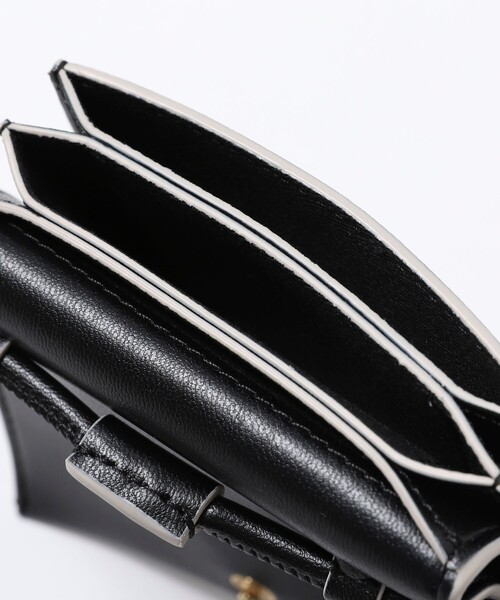 GANNI（ガニー）の「GANNI/ガニー GANNI BOU WALLET ON STRAP / A5396 / ショルダーストラップ ミニウォレット（財布・レディース・ブラック・ONE SIZE）」の3枚目の写真