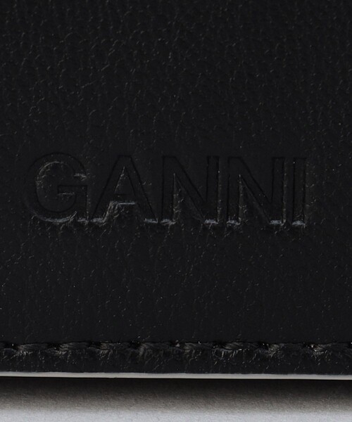 GANNI（ガニー）の「GANNI/ガニー GANNI BOU WALLET ON STRAP / A5396 / ショルダーストラップ ミニウォレット（財布・レディース・ブラック・ONE SIZE）」の13枚目の写真