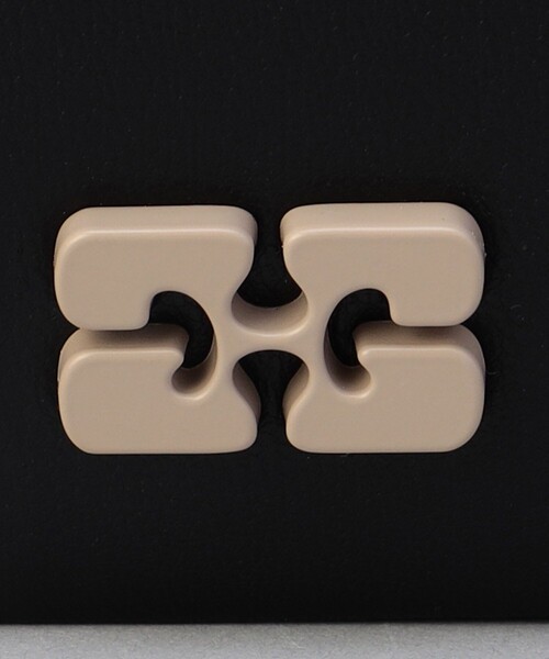 GANNI（ガニー）の「GANNI/ガニー GANNI BOU WALLET ON STRAP / A5396 / ショルダーストラップ ミニウォレット（財布・レディース・ブラック・ONE SIZE）」の12枚目の写真