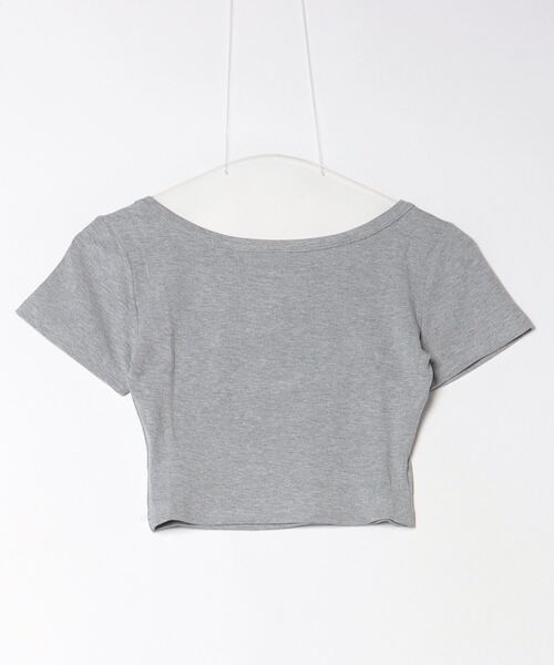 【国内即発】PATOU オープンバック クロップドTシャツ 国内即発】PATOU オープンバック クロップドTシャツ (PATOU/T