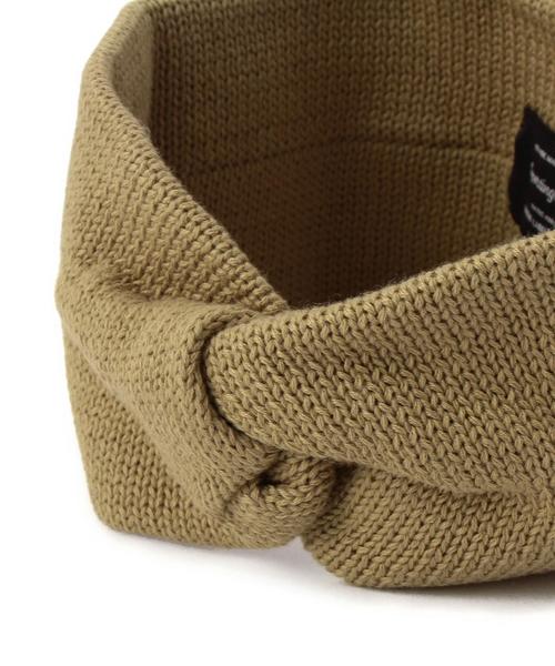 green label relaxing（グリーンレーベルリラクシング）の「CB ニットターバン（ヘアバンド・レディース・ライトグレー/ベージュ/ダークグリーン/ダークグレー/ネイビー・フリー）」の8枚目の写真