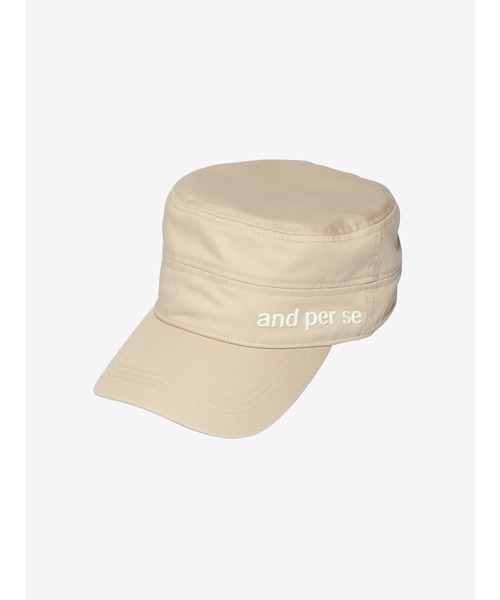 【セール】ワークデザインキャップ（ユニセックス）（キャップ）｜and per se（アンパスィ） 5,262円
