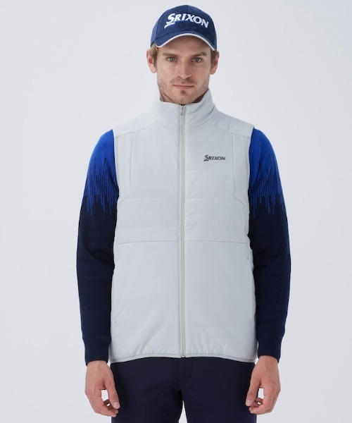 【セール】【HEAT NAVI】ストレッチ中わたアウターベスト（ベスト）｜SRIXON（スリクソン）