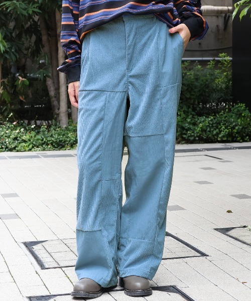 コーデュロイパッチワークパンツ【ユニセックス】（その他パンツ）｜チチカカ（チチカカ）