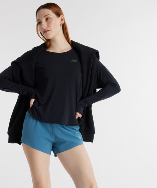 NEW BALANCE（ニューバランス）の「Seasonal パフォーマンスロングスリーブTシャツ（Tシャツ/カットソー・レディース・ブラック/ミント・X-LARGE/LARGE/MEDIUM/SMALL）」の17枚目の写真