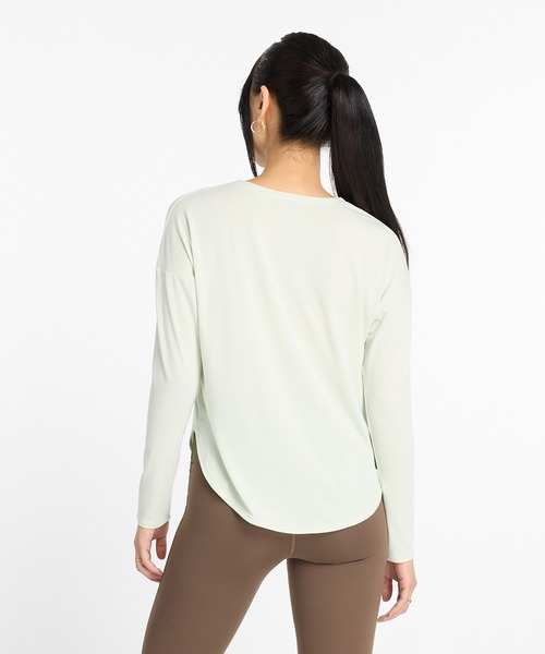 NEW BALANCE（ニューバランス）の「Seasonal パフォーマンスロングスリーブTシャツ（Tシャツ/カットソー・レディース・ブラック/ミント・X-LARGE/LARGE/MEDIUM/SMALL）」の3枚目の写真