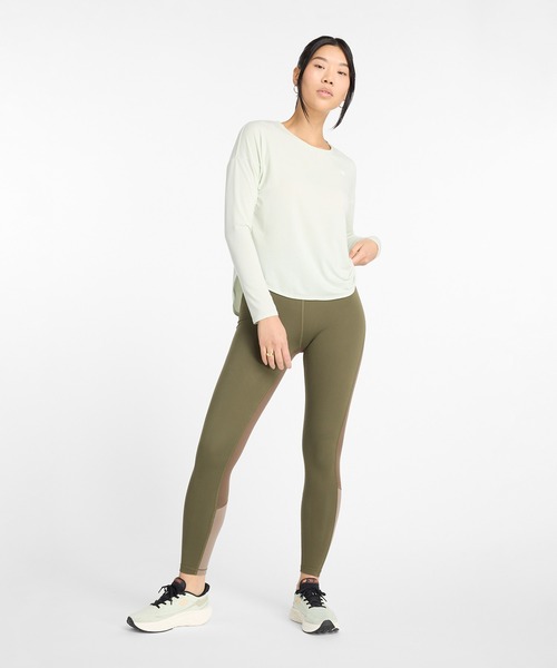 NEW BALANCE（ニューバランス）の「Seasonal パフォーマンスロングスリーブTシャツ（Tシャツ/カットソー・レディース・ブラック/ミント・X-LARGE/LARGE/MEDIUM/SMALL）」の8枚目の写真